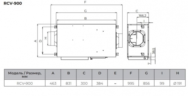Royal Clima RCV-900 + EH-3000