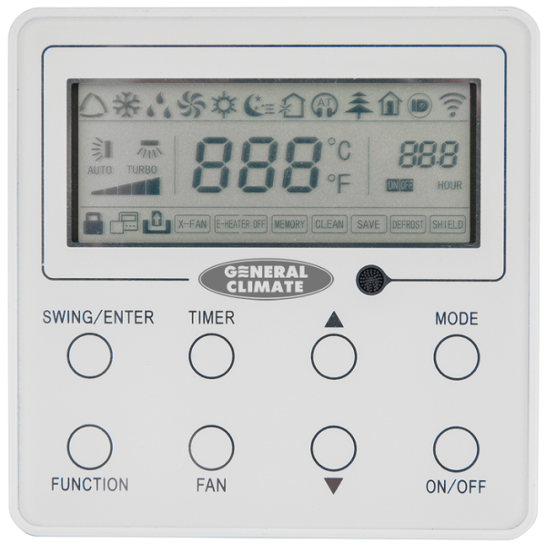General Climate GC/GU-4C12HRF compact
