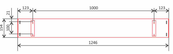 QSun S Плинтусный 200W 125х15